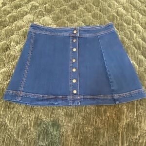 Free People Bluejean Mini skirt Sz 12